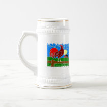 Distressed Border Stein mugs