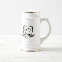 Distressed Border Stein mugs