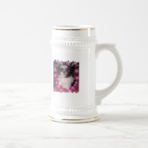 Distressed Border Stein Mugs