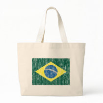 Distressed Brazilian Flag bags by worldflagtshirts Distressed Brazilian Flag bags