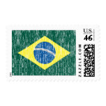 Distressed Brazilian Flag Stamp