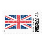 Distressed British flag Postage Stamps