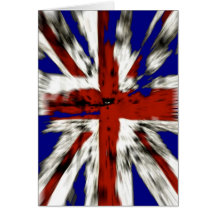 Distressed British Union Jack Cards