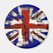 Distressed British Union Jack Magnet