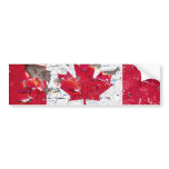 Distressed Canadian flag bumper sticker bumper stickers