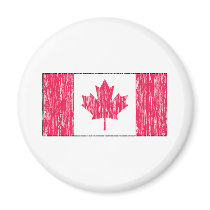 Distressed Canadian Flag magnets