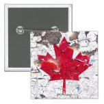 Distressed Canadian MapleLeaf button buttons