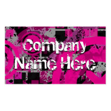 distressed chex business card