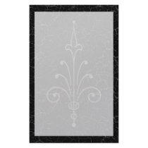 Distressed Cracked Marble Gothic Stationery