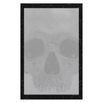 Distressed Cracked Skull Gothic Stationery