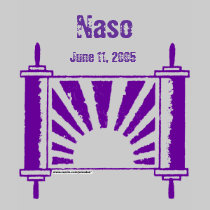Distressed Drk Purple Sunrise Torah t-shirts