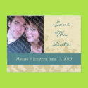 Distressed Elegance Photo Save The Date Postcards