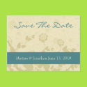 Distressed Elegance Save The Date Postcards
