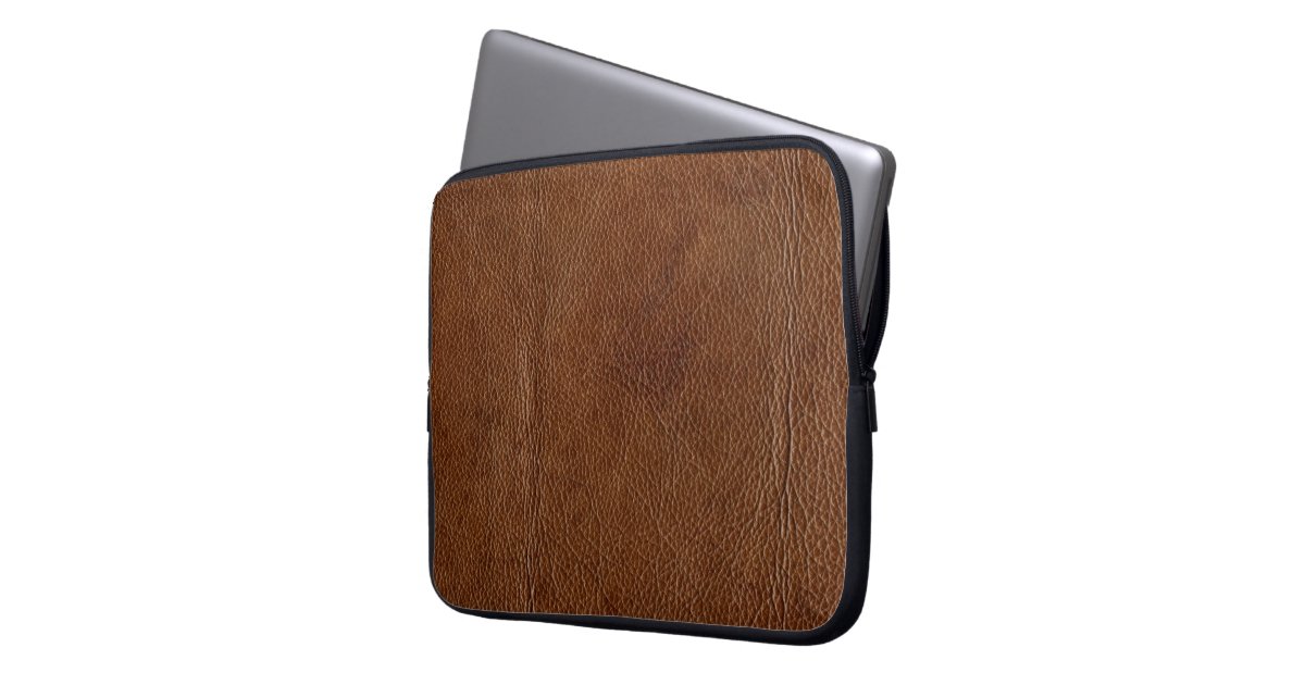 Distressed Faux LeatherLook Laptop Sleeve Zazzle