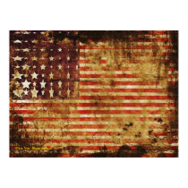 Distressed Flag Poster posters