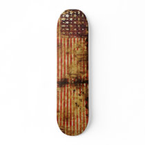 Distressed Flag Skateboard