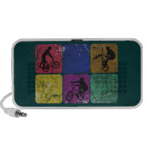 Distressed Freestyle Biker portable Doodle Speaker