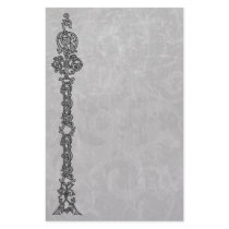 Distressed Grunge Elegance Gothic Stationery