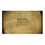 Distressed Grunge Hair Stylist Appointment Cards business cards