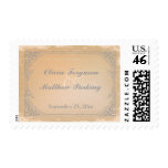 Distressed gunmetal grey vintage scroll wedding stamps