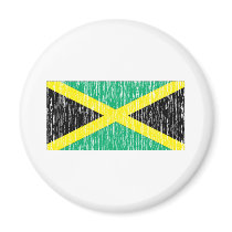 Distressed Jamaican Flag magnets
