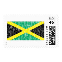 Distressed Jamaican Flag postage