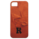 Distressed Look, Monogrammed iPhone 5 Cover