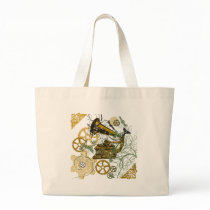Distressed Look Steampunk Design bags by greenbaby Distressed Look Steampunk Design bags