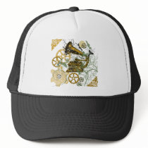 Distressed Look Steampunk Design hats by greenbaby Distressed Look Steampunk Design hats