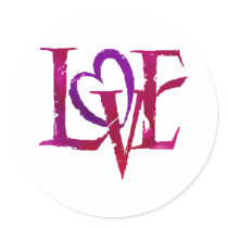 Distressed Love Text Tees and Gifts stickers by iheartshop Distressed Love Text Tees and Gifts stickers