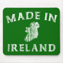 Distressed Made In Ireland mousepads