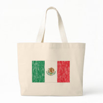 Distressed Mexican Flag bags by worldflagtshirts Distressed Mexican Flag bags