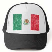 Distressed Mexican Flag hats