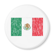 Distressed Mexican Flag magnets
