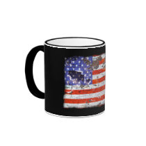 Distressed Nations™ - America (mug) by starvinmarvin Distressed Nations™ - America (mug)