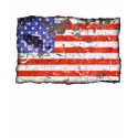 Distressed American Flag shirt