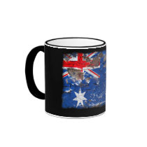 Distressed Nations™ - Australia (mug) by starvinmarvin Distressed Nations™ - Australia (mug)