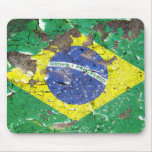 Distressed Nations™ - Brazil (mousepad) mousepads