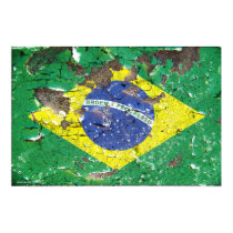Distressed Nations - Brazil (poster) posters by starvinmarvin Distressed Nations - Brazil (poster) posters
