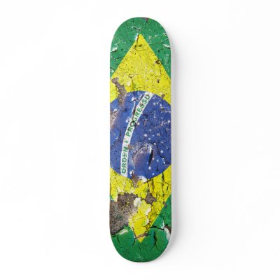 Distressed Nations™ - Brazil (skateboard) by starvinmarvin