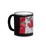 Distressed Nations™ - Canada (mug) mugs