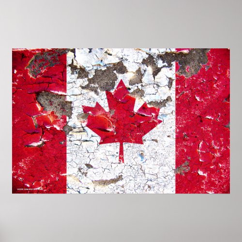 Distressed Nations - Canada (poster) print