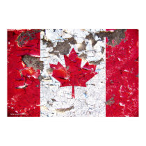 Distressed Nations - Canada (poster) posters by starvinmarvin Distressed Nations - Canada (poster) posters