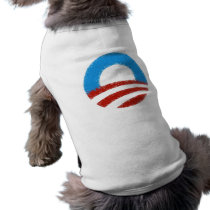 Distressed Obama Symbol Pet Tee