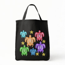 Distressed Rainbow Turtles Dark Bags