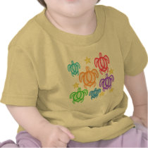 Distressed Rainbow Turtles Infant Creeper