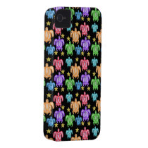 Distressed Rainbow Turtles iPhone Case iPhone 4 Cases