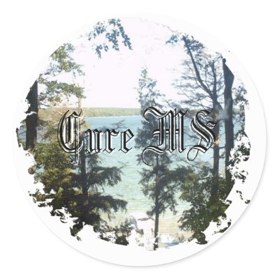 Distressed Round Stickers by anewname4s