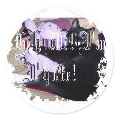 Distressed Round Stickers by lovlydaisies