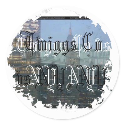 Distressed Round Stickers by Nu2thisel